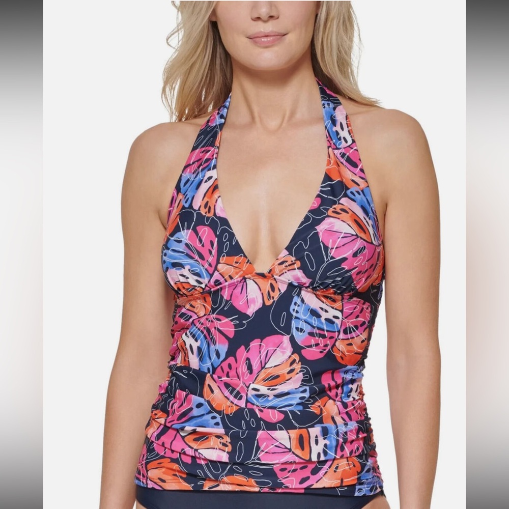 Tommy Hilfiger floral halter tankini small
